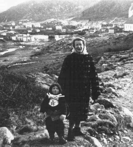 377: Madge Barry with her aunt Madge. (circa 1962) [courtesy of Maurice Barry]  - Madge daughter of Denis Patrick Barry &amp;amp; Kathleen Hayes